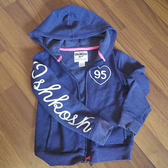 Girls Oshkosh hoodie size 6 - Picture 1 of 2